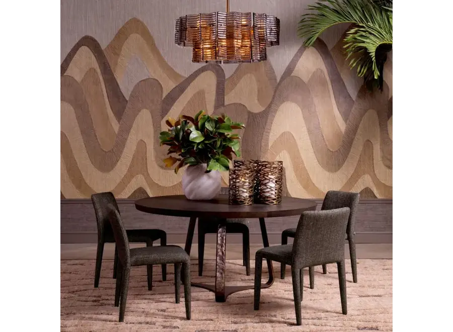 Dining chair 'Leiza' set of 2 - Renato brown