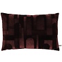 Coussin décoratif Colissa Burgundy