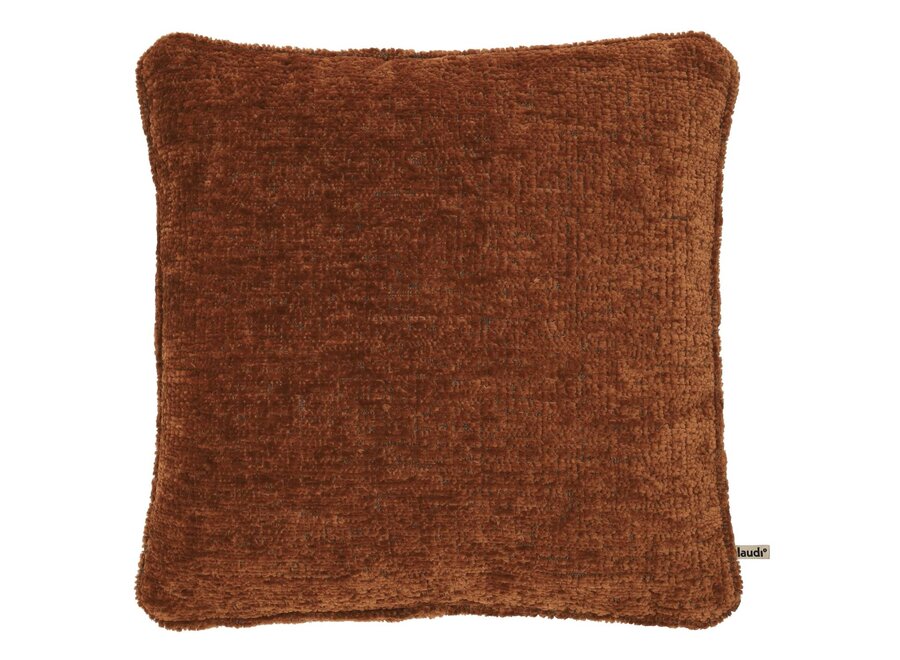 Decorative cushion Cloddy Copper + Piping