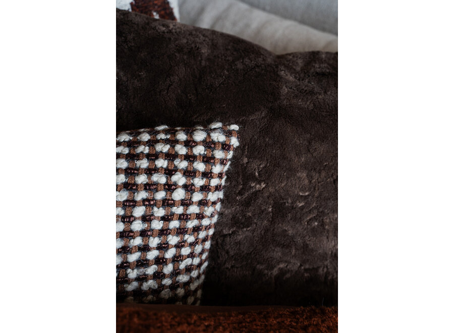 Decorative cushion Bulus Dark Brown