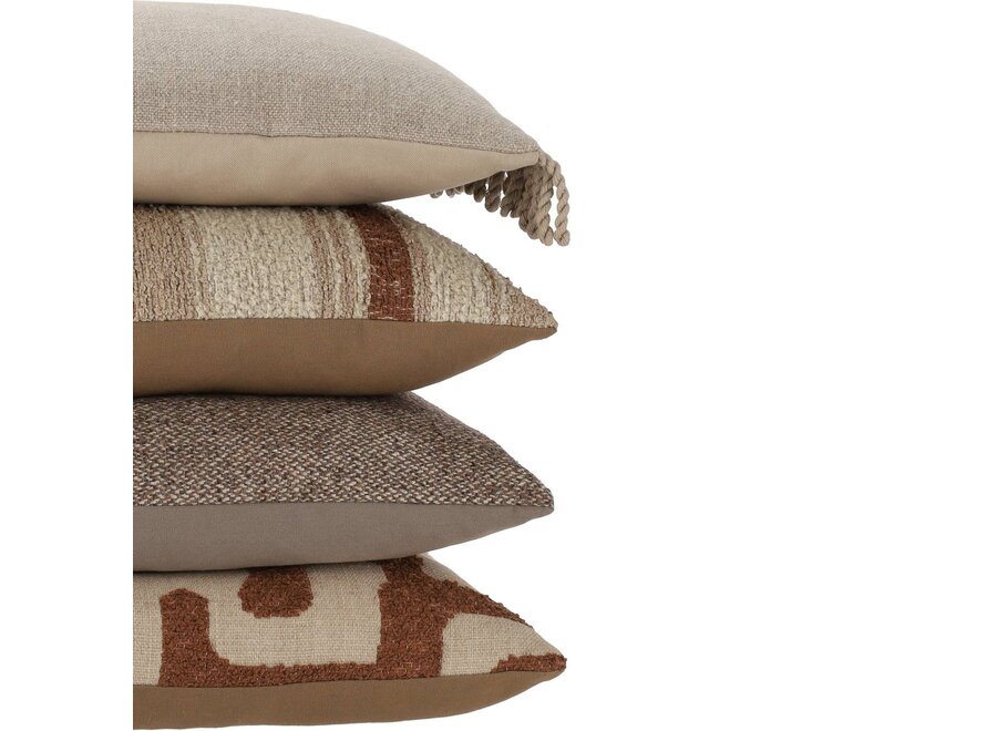 Dekoratives Kissen Sallie Sand + Bullion Linen