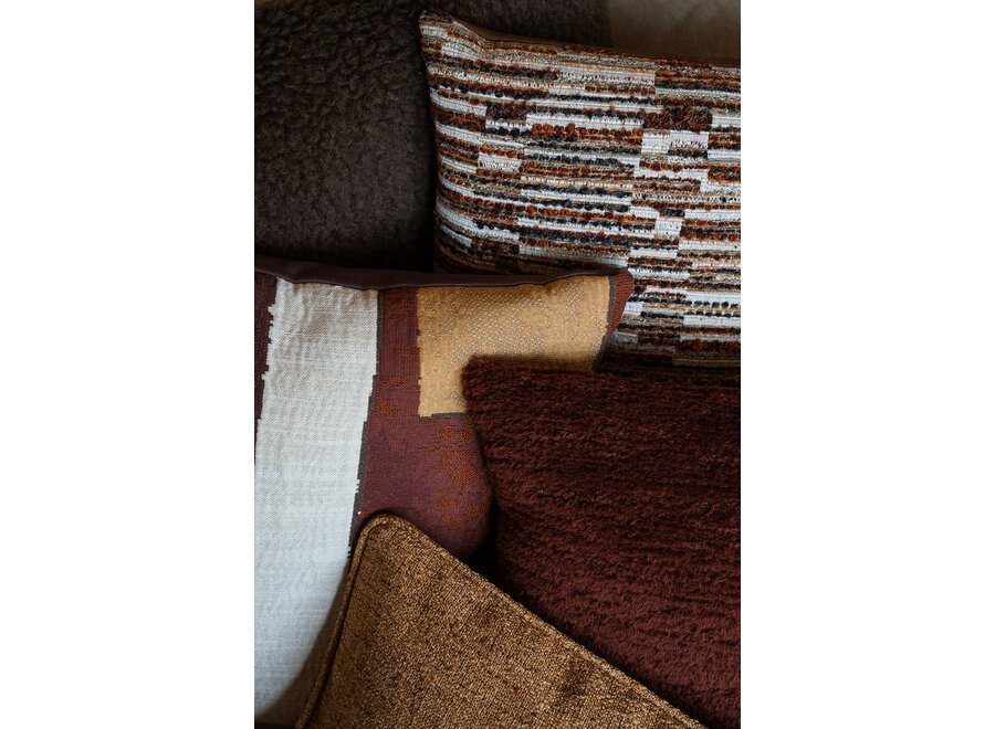 Dekoratives Kissen Cubille Rust/Chocolate