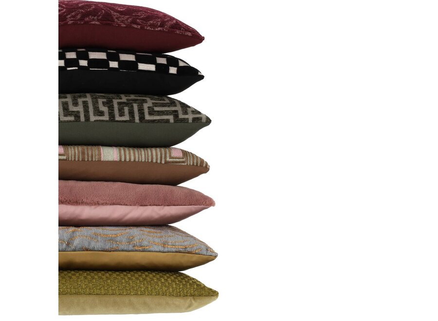 Coussin décoratif Melanie Black/Sand