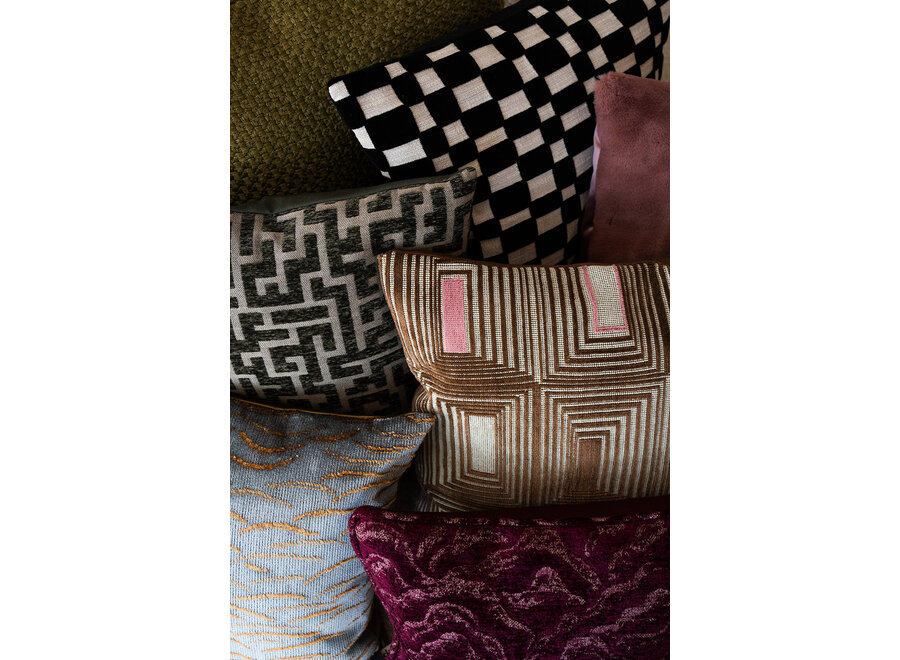 Dekoratives Kissen Tramps Exclusive Brown/Soft Pink