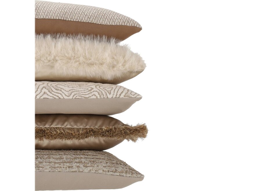 Coussin décoratif Hairfy Off White