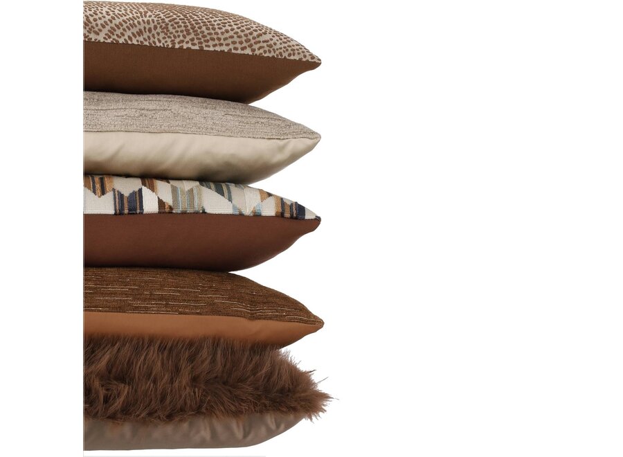 Decorative cushion Segretty Camel