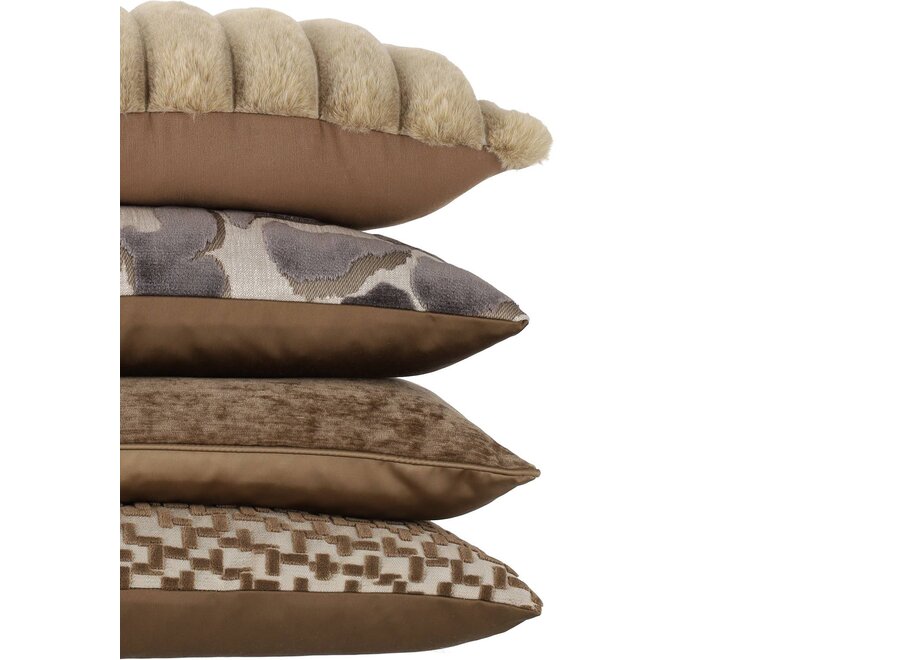 Decorative cushion Nimfy Anthracite/Sand