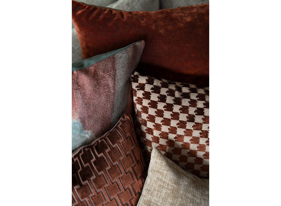 Decorative cushion Hewas Copper/Gold