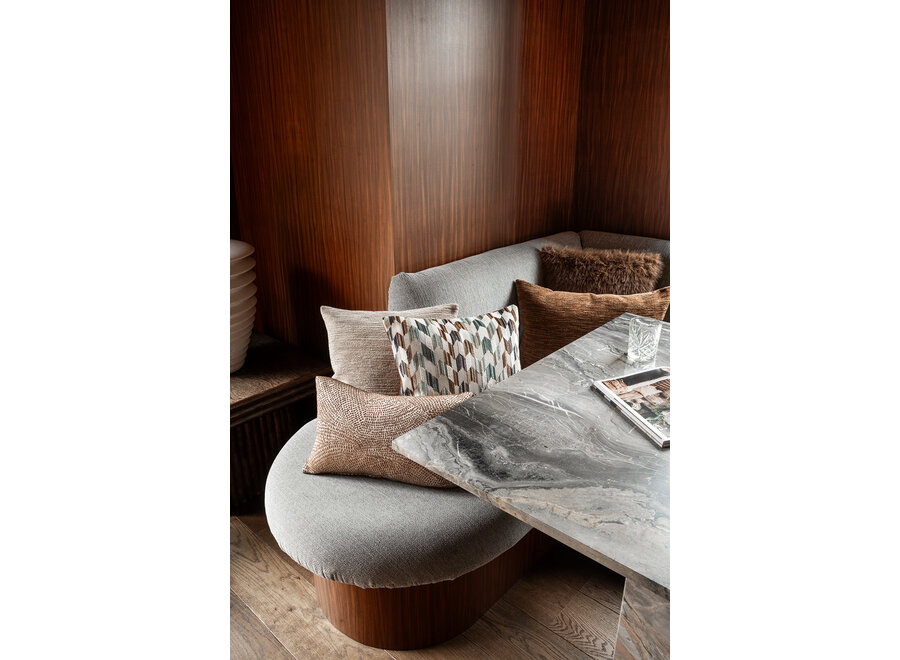 Decorative cushion Hairfy Brown