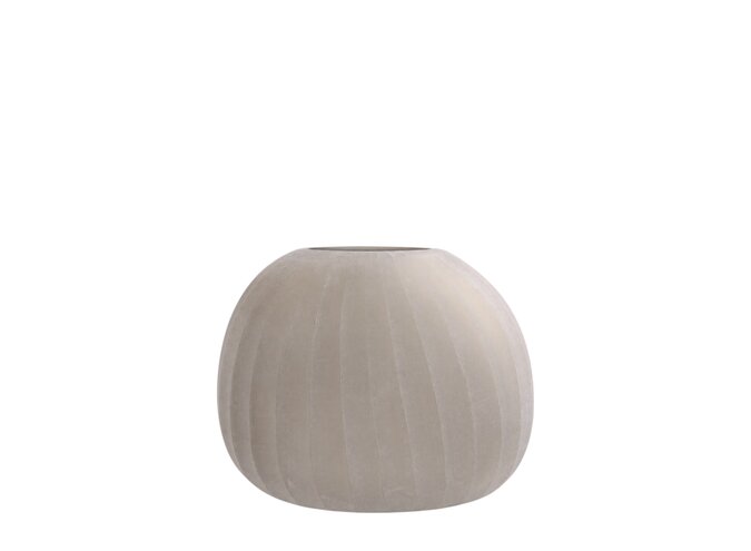 Vase 'Sverre' - S - frosted smoke