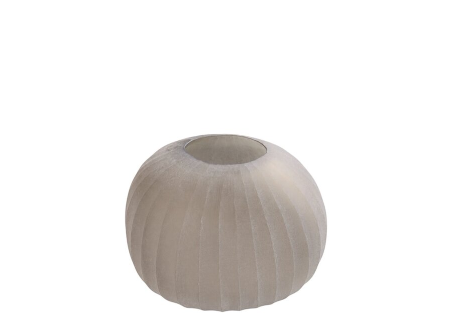 Vase 'Sverre' - S - frosted smoke