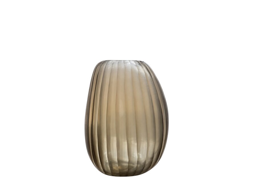 Vase 'Sverre' - L - Smoke