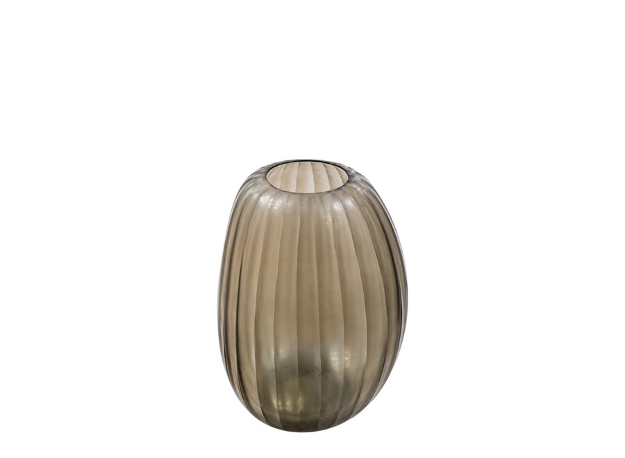 Vase 'Sverre' - L - Smoke