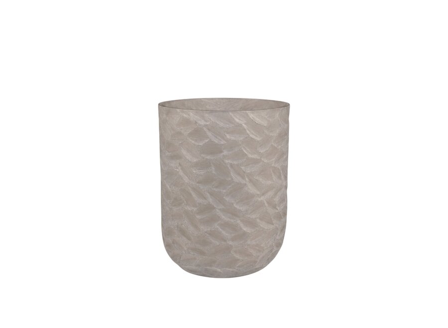 Teelicht 'Safir' - XL - Frosted Smoke