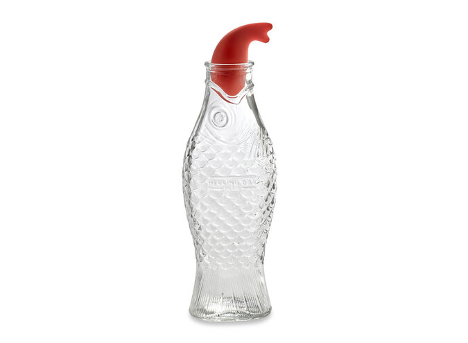 Paola Navone - Fish&Fish bottle stopper - Red