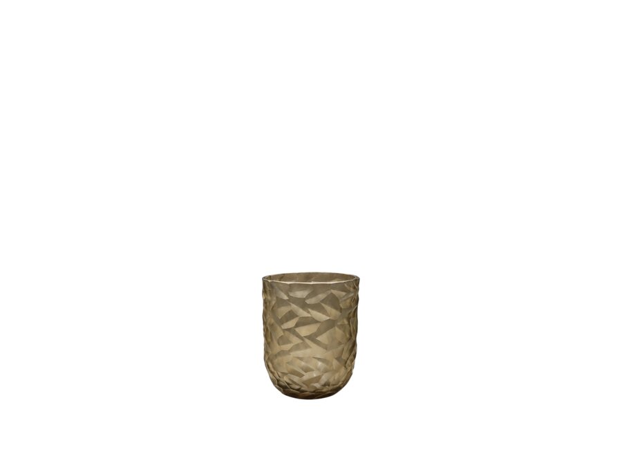 Teelicht 'Safir' - XS - Smoke