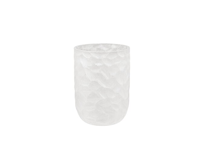 Tealight 'Safir' - XL - Frosted White