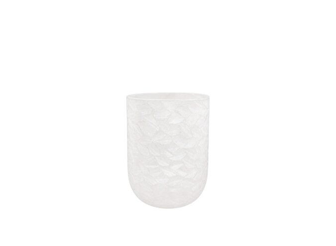 Photophore 'Safir' - L - Frosted White