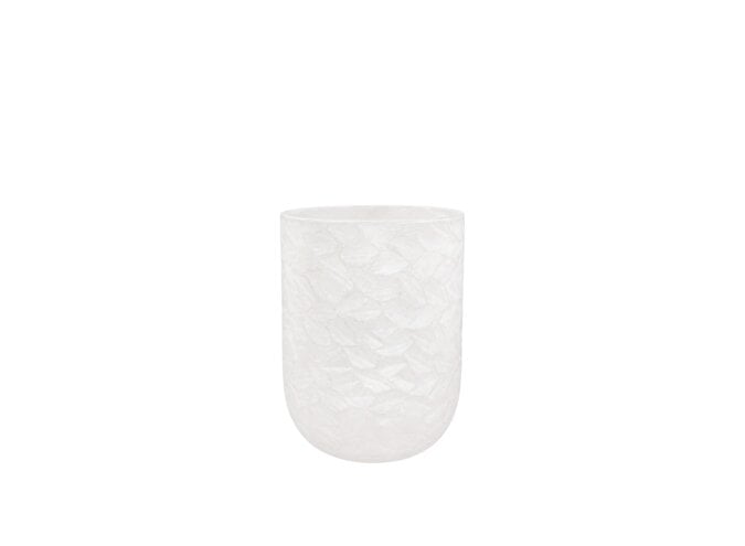 Theelicht 'Safir' - L - Frosted White