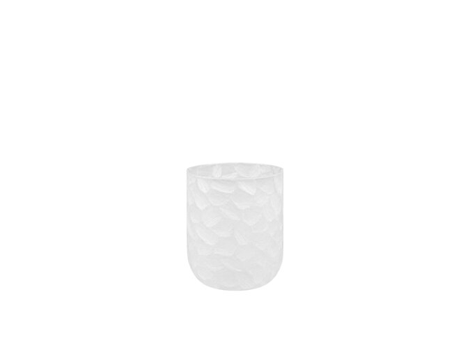 Teelicht 'Safir' - M - Frosted White