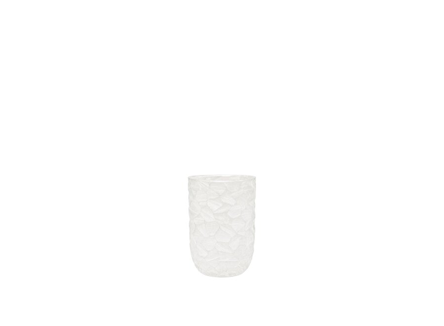 Teelicht 'Safir' - S - Frosted White