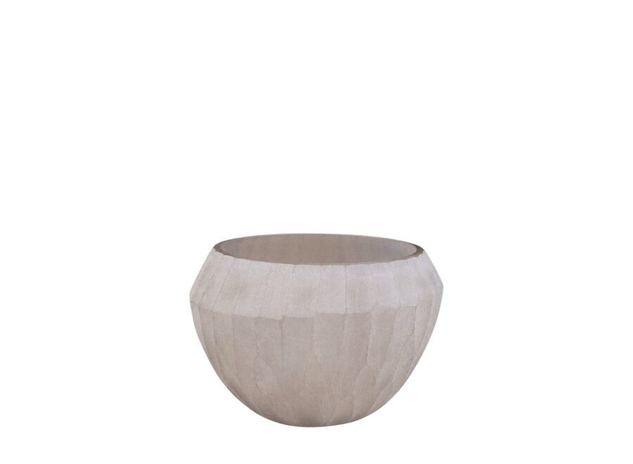 Tealight 'Nala' - M - Frosted Smoke