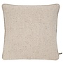 Coussin décoratif Estrella Naturel + Piping