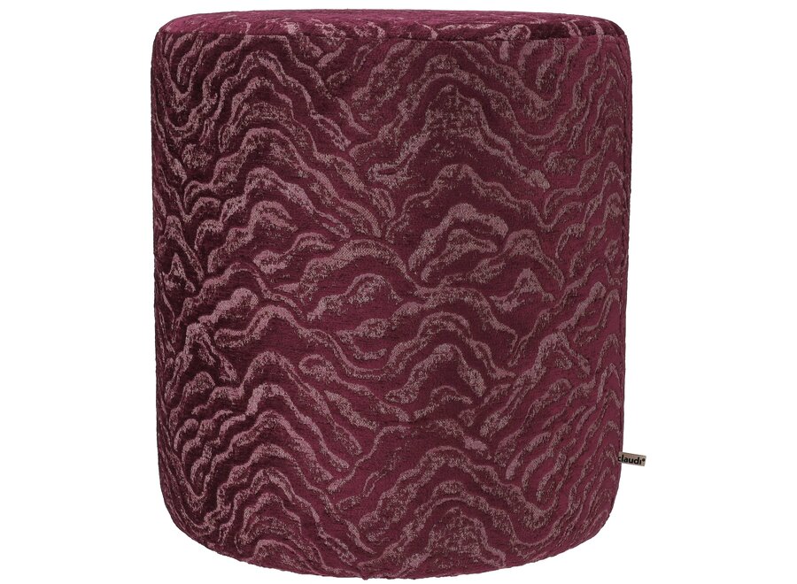 Pouf Topazio Aubergine