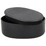 Aufbewahrungsbox Fleur - M -Black