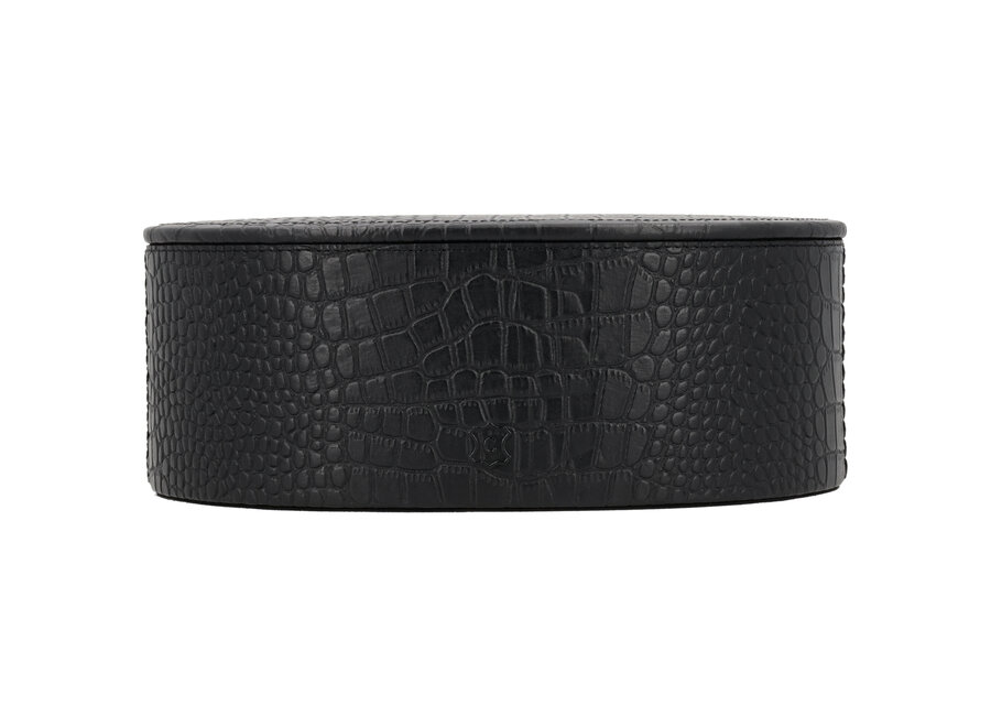 Aufbewahrungsbox Fleur - M -Black