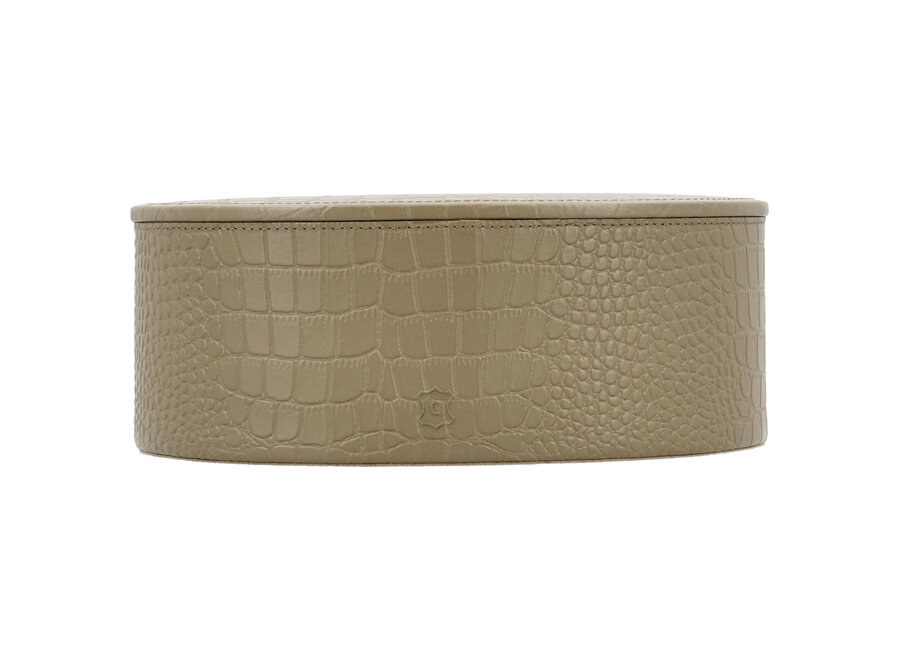 Aufbewahrungsbox Fleur - M -Taupe