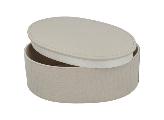 Aufbewahrungsbox Fleur - M- Beige
