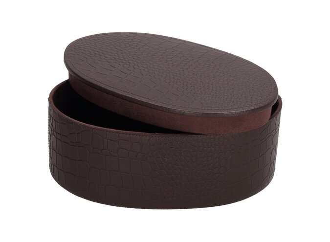 Opbergdoos Fleur - M- Brown