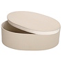 Boîte de rangement Fleur - L- Beige