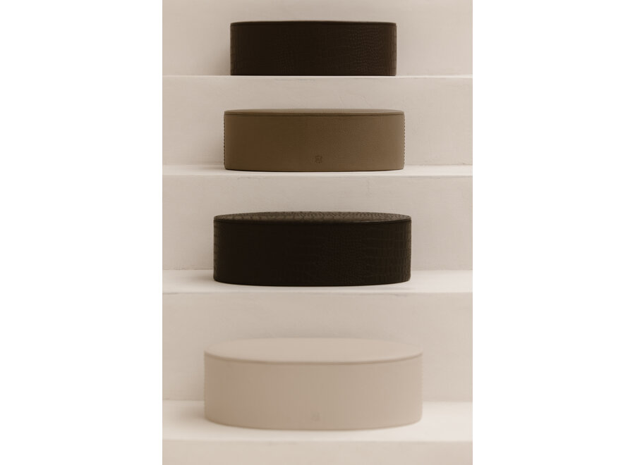 Opbergdoos Fleur - L- Beige