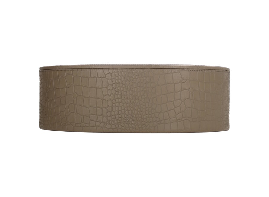 Aufbewahrungsbox Fleur - L- Taupe
