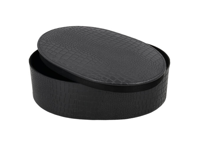 Aufbewahrungsbox Fleur - L- Black