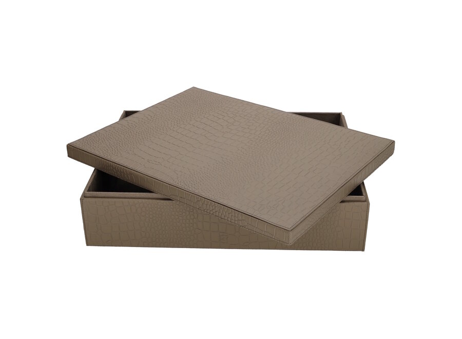 Opbergdoos Maria - L- Taupe