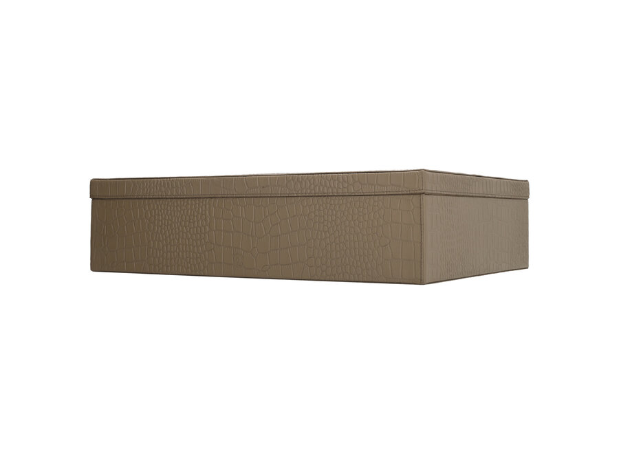 Aufbewahrungsbox Maria - L- Taupe