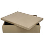 Storage box Sarah- L- Taupe