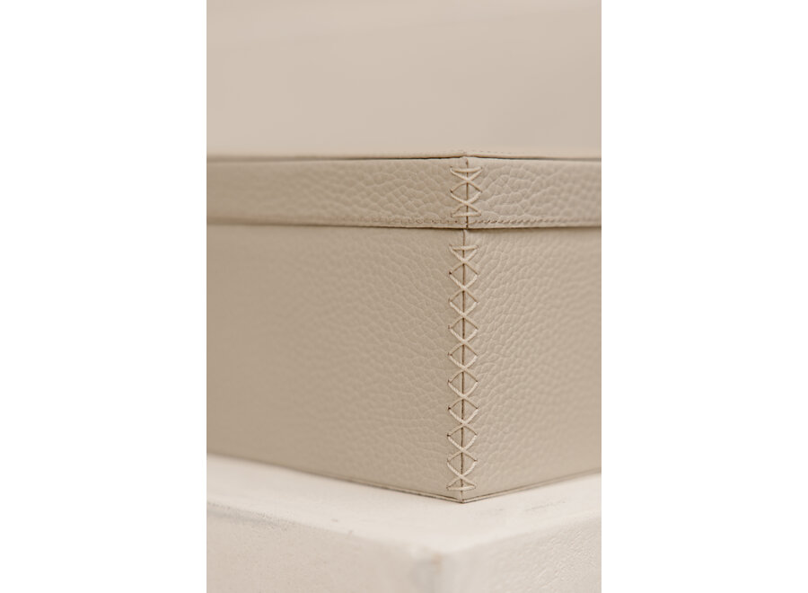 Storage box Sarah- L- Beige