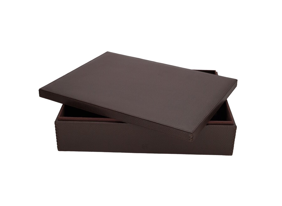 Storage box Sarah- L- Brown