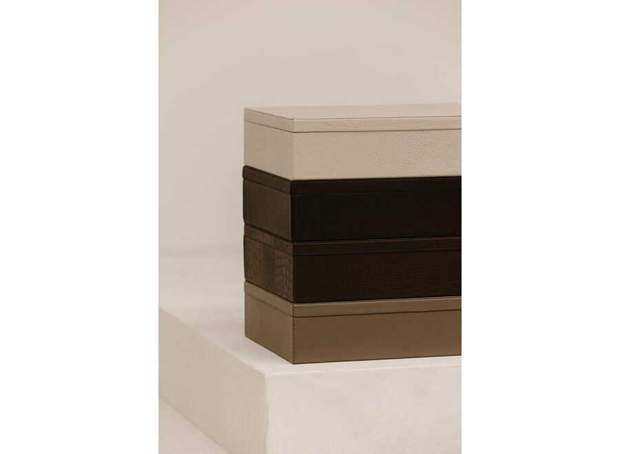 Storage box Sarah- M- Taupe