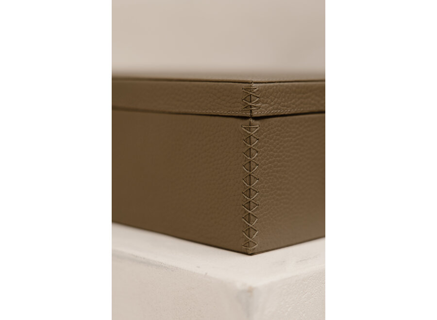 Aufbewahrungsbox Sarah- M- Taupe