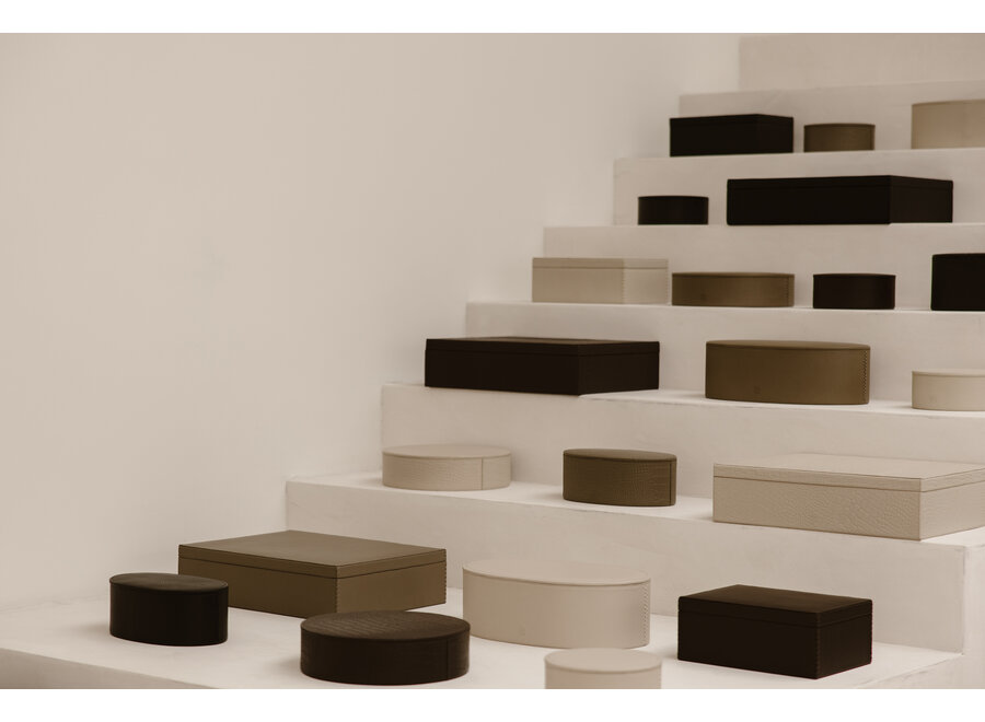 Storage box Lauren - S- Taupe