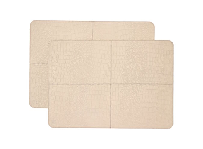 Placemat Carmen - set van 2 - Beige