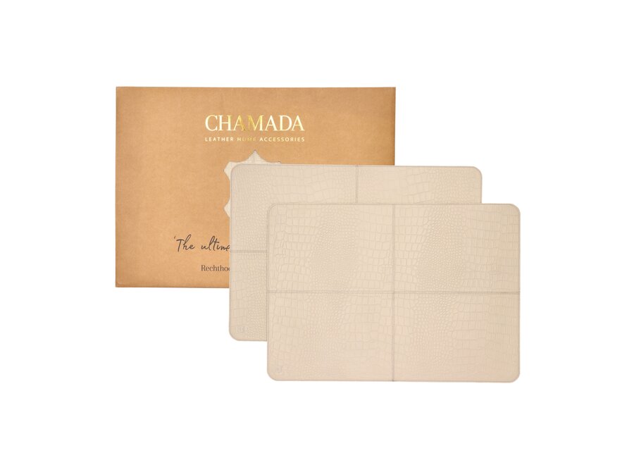 Placemat Carmen - set of 2 - Beige