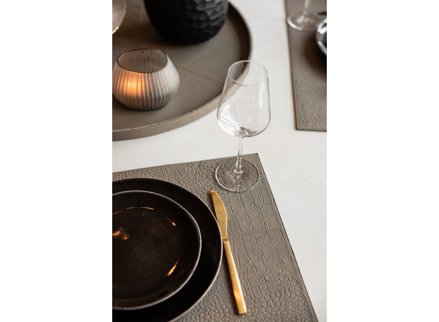 Set de table Carmen - lot de 2 - Taupe