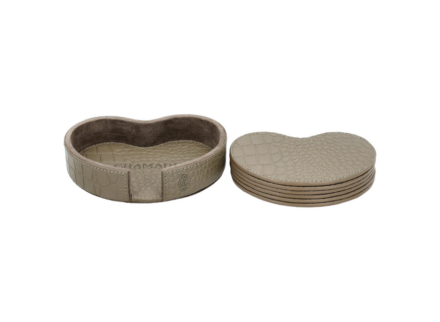 Sous-verres Chloë - Taupe