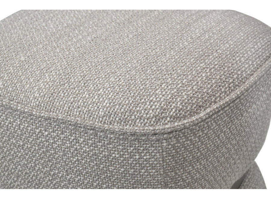 Stool ‘Vera' - Light Taupe Hopsack